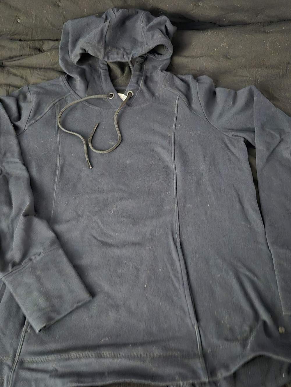 Casual Women's Black Hoodie Sweatshirt
